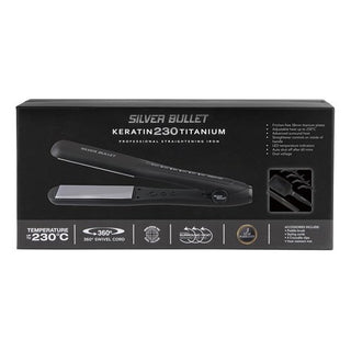 Silver Bullet Keratin 230 Titanium Wide Plate Hair Straightener image 2