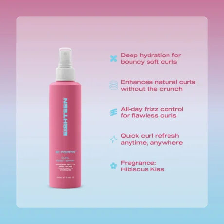 E18HTEEN Be Poppin' Curl Reset Spray 2