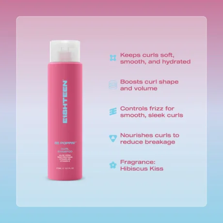 E18HTEEN Be Poppin' Curl Shampoo 2